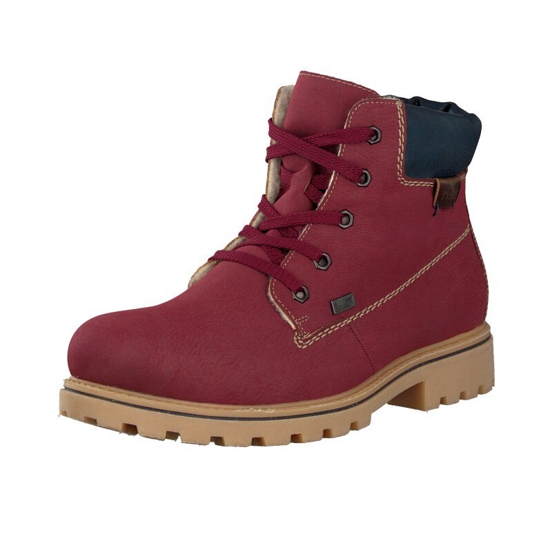 Botas Rieker Z1420-39 Para Mulher - Vermelhas